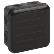 Коробка распределительная ОП 85х85х45мм двухкомпонентн. 8 вводов IP65 черн. Ruvinil 67240Ч