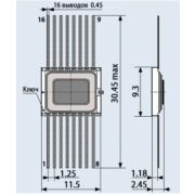Микросхема 597САЗАТ ММ АЕЯР.431350.785ТУ