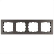 Рамка 4-м G-Flex мокко Jasmart G1104Z