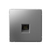 Розетка компьютерная ArtGallery RJ45 кат.5E механизм сталь SE GAL000983