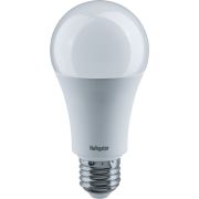 Лампа светодиодная 71 365 NLL-A60-15-230-4K-E27 15Вт грушевидная 4000К нейтр. бел. E27 1200лм 176-264В Navigator 71365