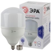 Лампа светодиодная высокомощная STD LED POWER T140-65W-6500-E27/E40 65Вт T140 колокол 6500К холод. бел. E27/E40 (переходник в компл.) Эра Б0027924